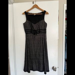 Vintage Anthropologie cotton eyelet dress